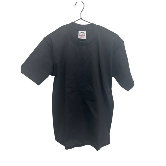 Pro Club Bundle of 2 Heavyweight Black T-Shirts 100% Cotton Made In USA - Picture 2 of 5